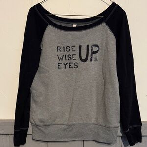 Bella Canvas Gray and Black Sweatshirt - Teerico